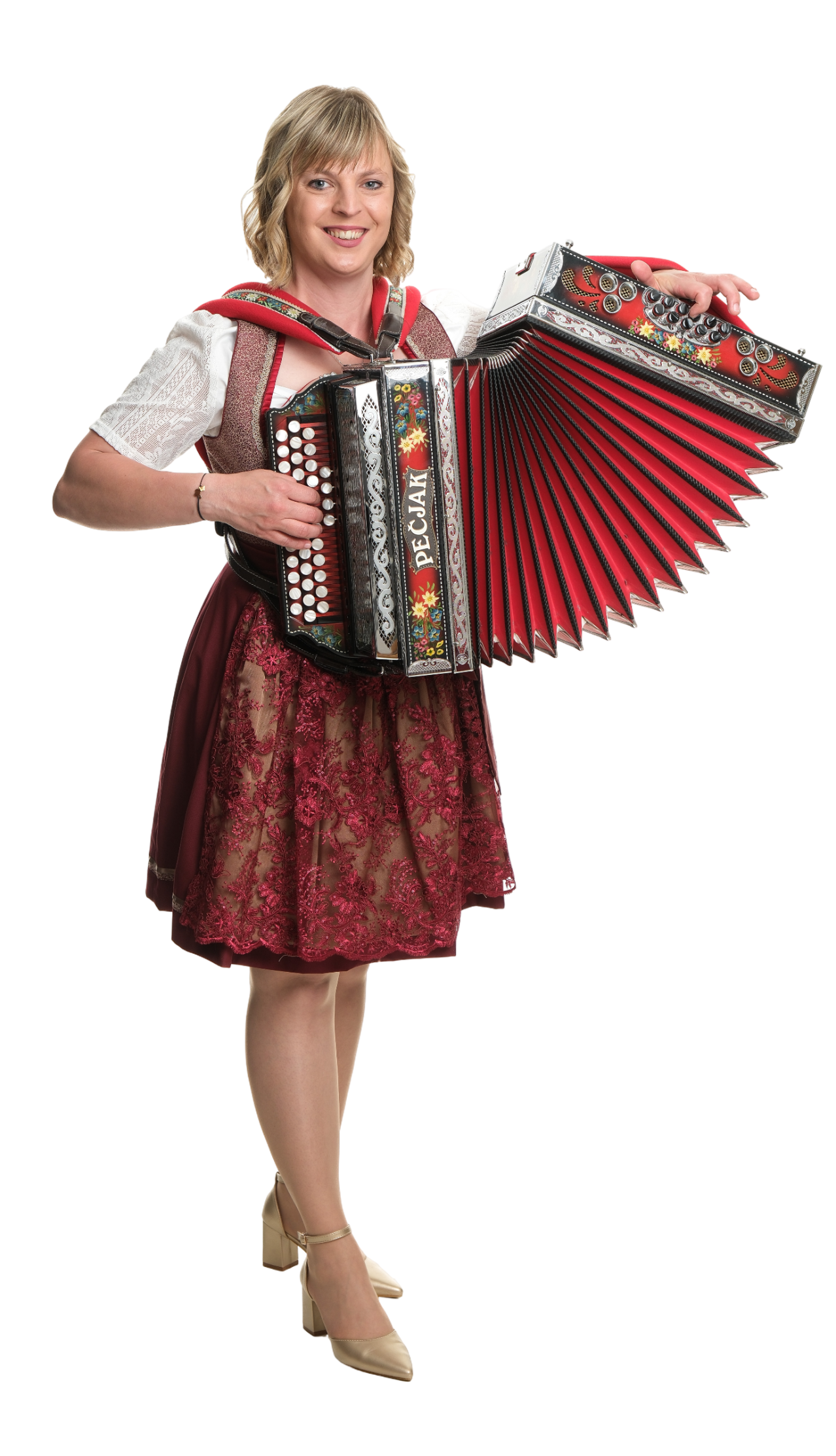 Klavdija z harmoniko